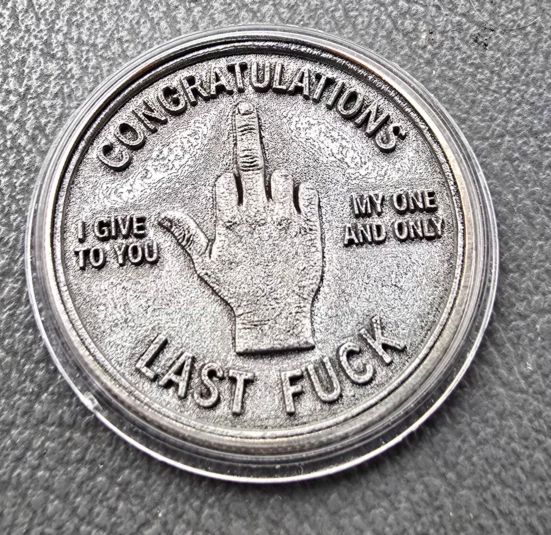 Last F..k Challenge Coin